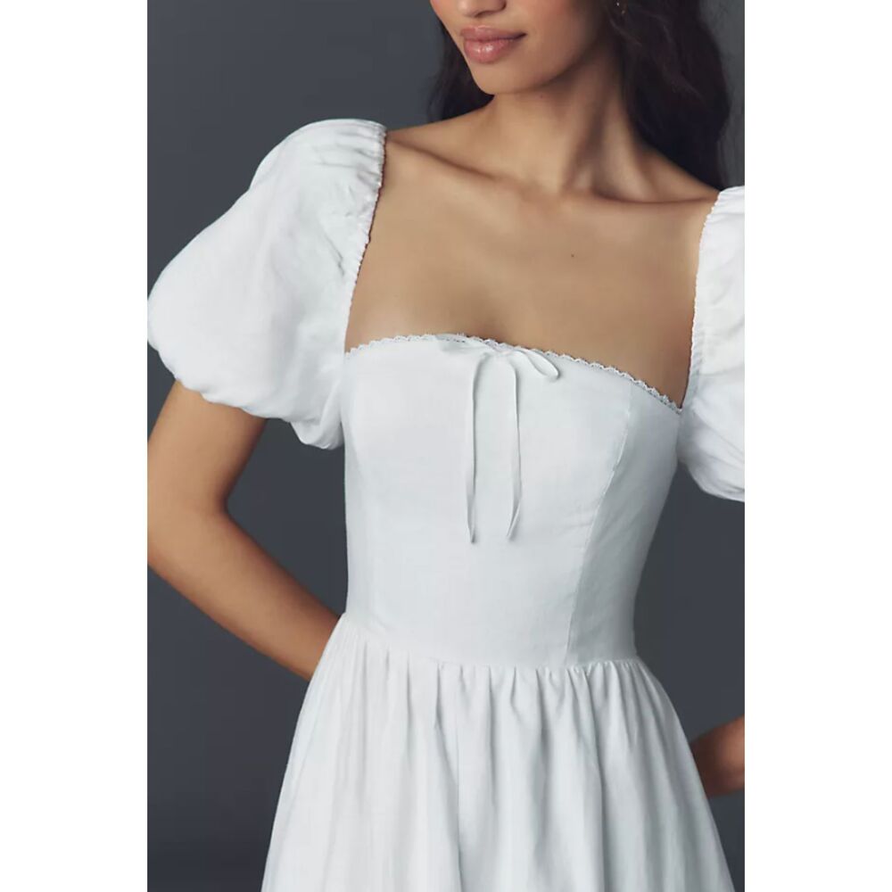 Reformation Marella Dress White Size 2